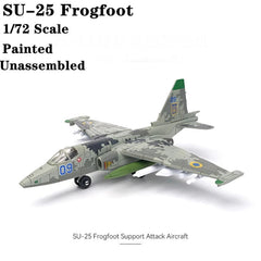 1/72 SU-25 Frogfoot Attack Aircraft Fighter Plastic Painted Unassembled 07FC0E-D4 - KOEEK