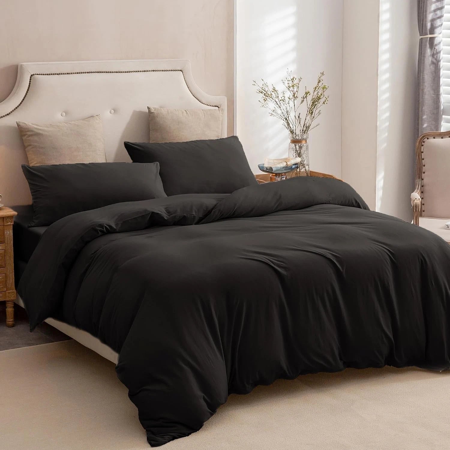 Knitted bedding set  cotton T-shirt fabric 07FC0E-D4 - KOEEK