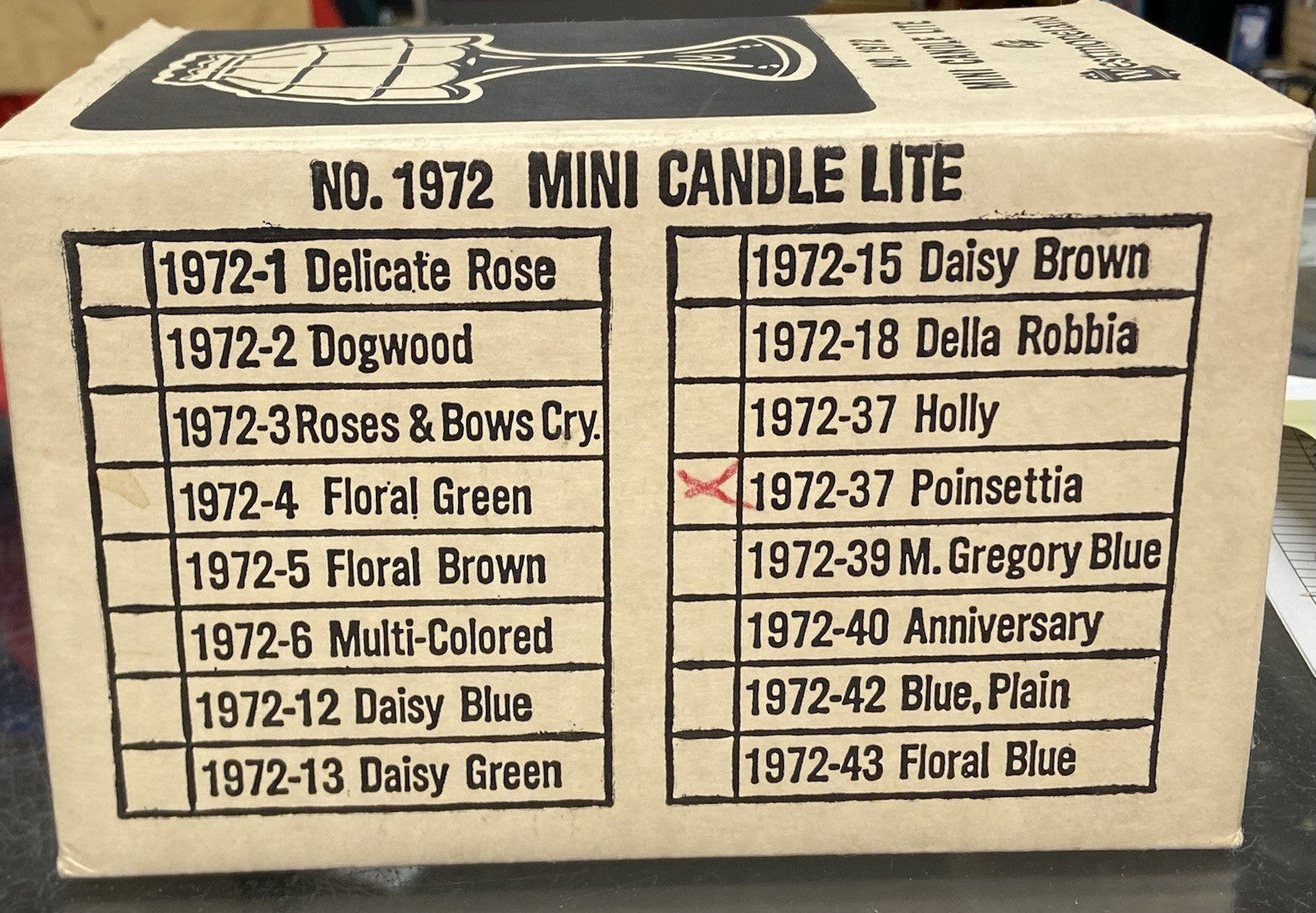 Westmoreland Glass Mini Candle Light Fairy Lamp Christmas Green Poinsettia WESTMORELAND - KOEEK