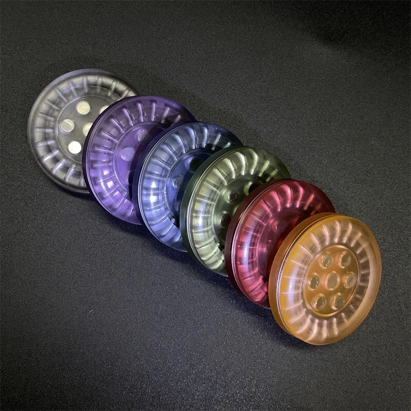 Transparent PC Fidget Coin Haptic Coins Adult EDC Fidget Toy ADHD Hand Spinner 07FC0E-D4 - KOEEK