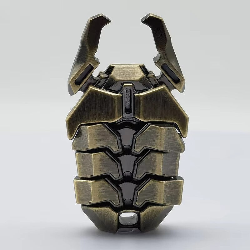 Retro Scarab EDC Fidget Toy Creative Zinc Alloy Push Fidget Slider Gift 07FC0E-D4 - KOEEK