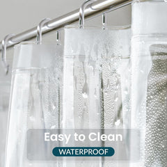 new Titanker Clear Shower Curtain Liner, 72"W x 72"L (Pack of 1), TITANKER - KOEEK