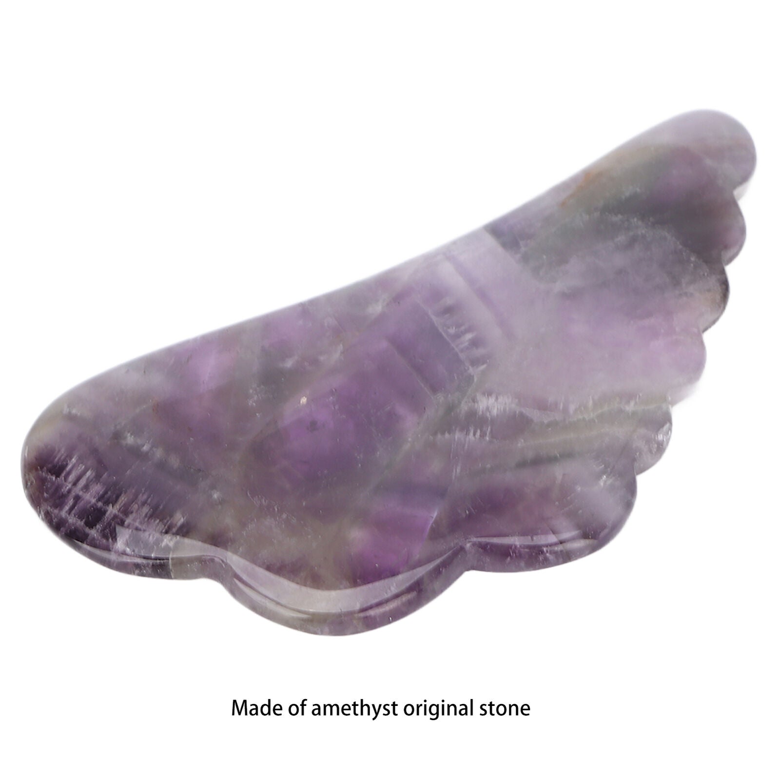 new Amethyst Stone Guasha Board Scraping Massage For Acupuncture Massage Lifting HGF koeek - KOEEK