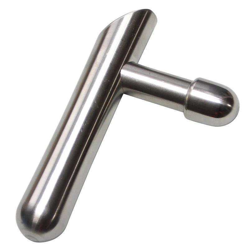 Stainless Steel Cool Stick EDC Outdoor Tool T-shape Bar Outdoor Stick 120MM 07FC0E-D4 - KOEEK