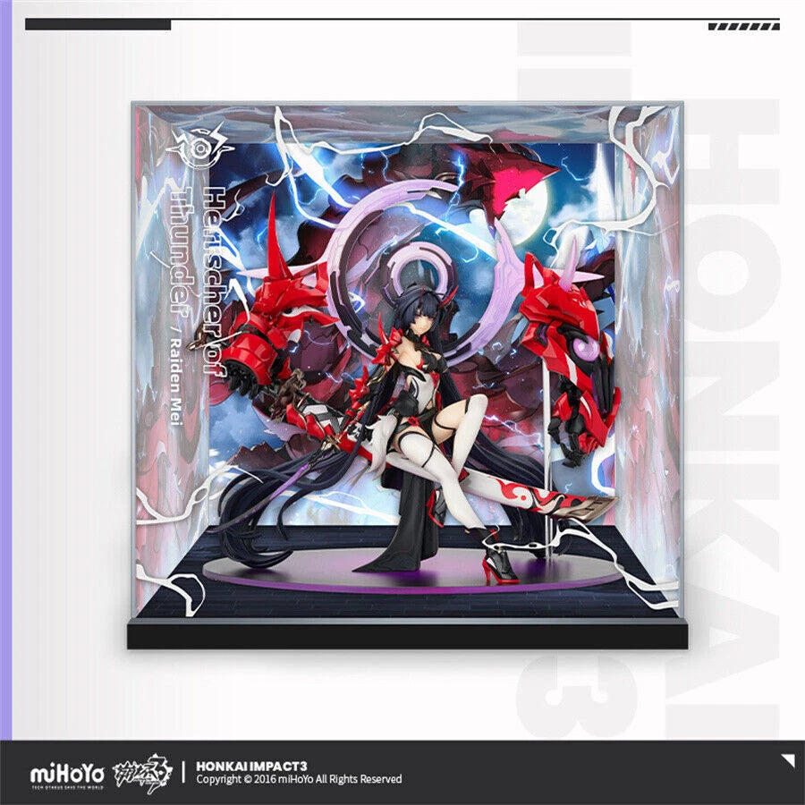 Official Honkai Impact 3 Raiden Mei Herrscher of Thunder 1/8 Figure Display Box 07FC0E-D4 - KOEEK