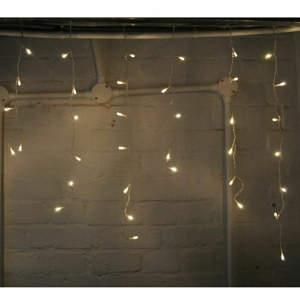 6M/10M 120/300/400/800 LED Icicle Christmas Fairy Lights (Warm/Cool/Blue/B&W) 07FC0E-D4 - KOEEK