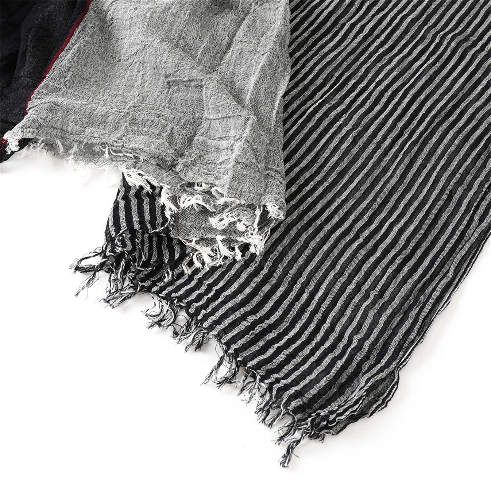 Mens Soft Cotton Made Bandana Scarf Stitching Colors Autumn Winter Shawl Necktie 07FC0E-D4 - KOEEK