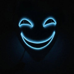Black Bullet Kagetane Hiruko LED Mask Prop Japanese Anime Halloween Cosplay Mask 07FC0E-D4 - KOEEK