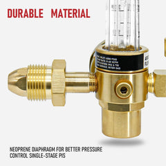 new RX WELD Argon Regulator Flowmeter Gas Gauge for Mig Tig Weld with Gas... RX WELD - KOEEK
