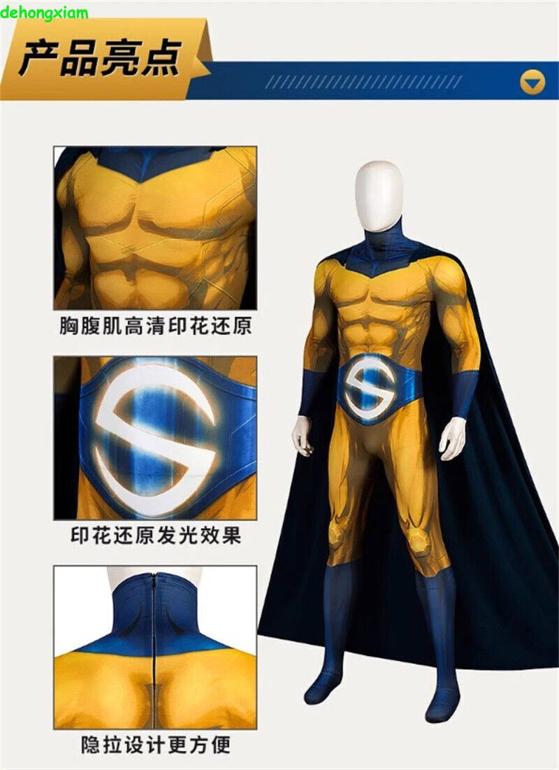 Marvel The Sentry Death Knight Cosplay Carnival Jumpsuit Suit Tights Halloween 07FC0E-D4 - KOEEK