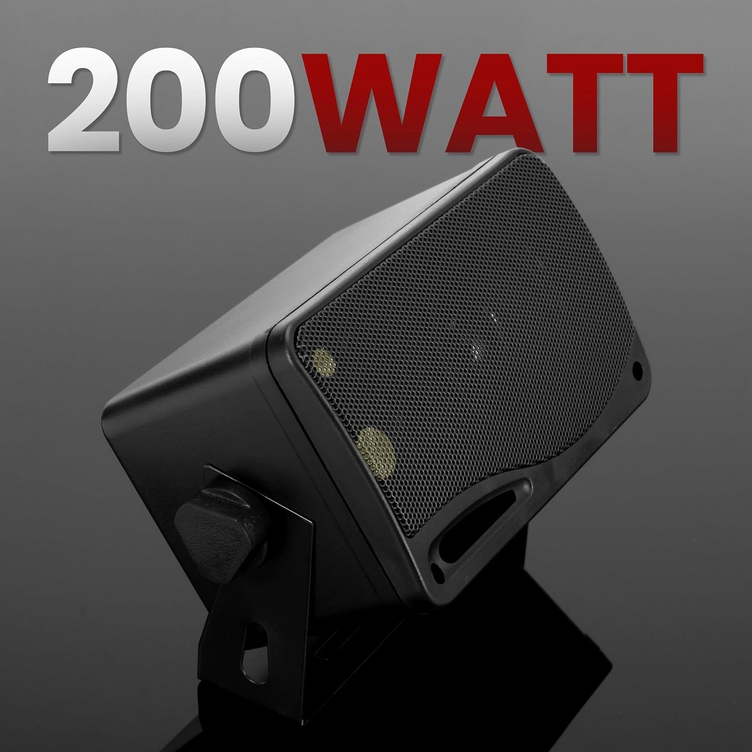 new Pyramid 3-Way Indoor Outdoor Speaker System - 3.5 Inch 200W Pair of Mini Box...
