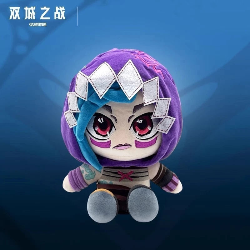 Official Arcane:League of Legends Jinx Plush Doll Stuffed Toy Pillow Plushie 07FC0E-D4 - KOEEK