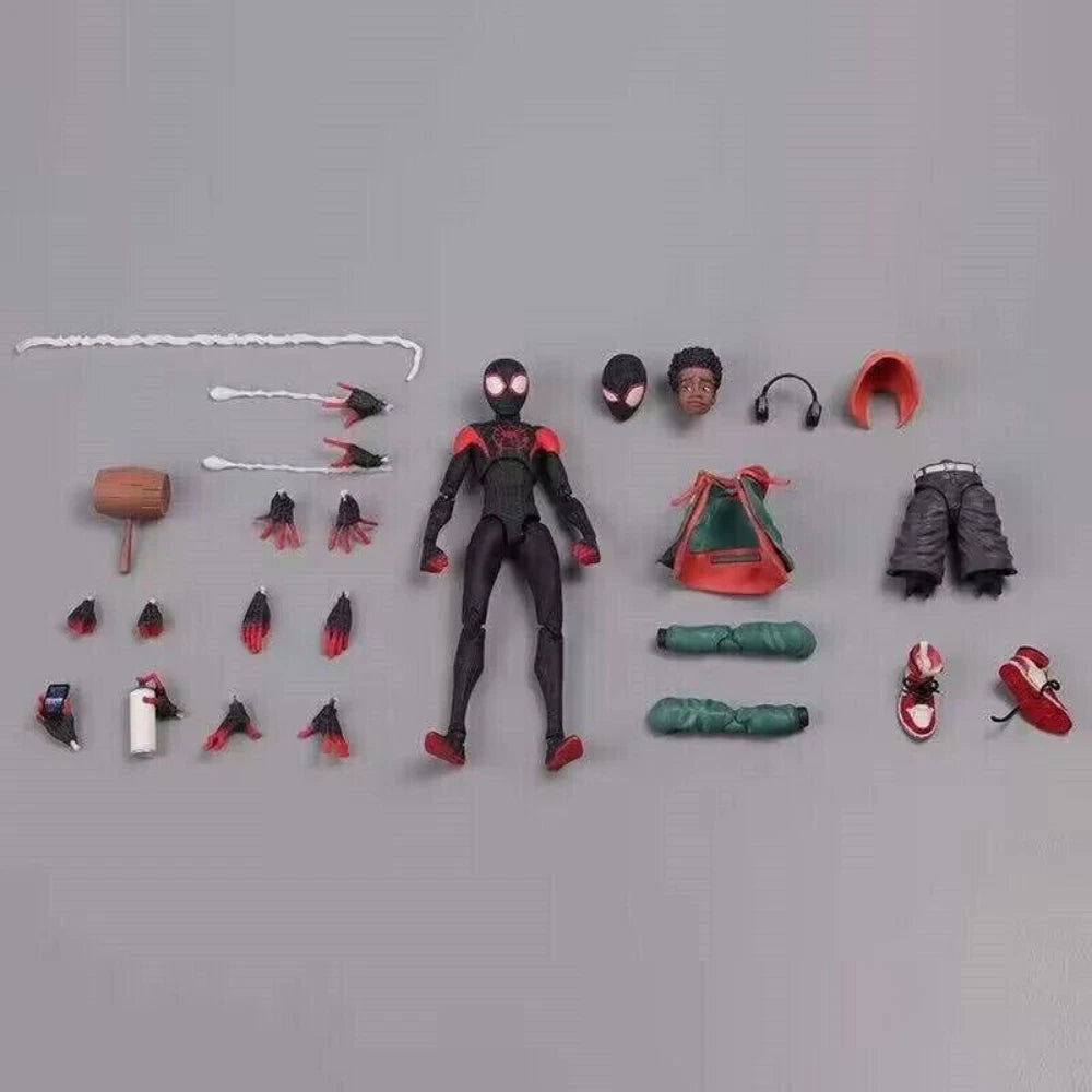 In Stock！！！Spider-Man: Across The Spider-Verse Miles Morales 6in Action Figure 07FC0E-D4 - KOEEK