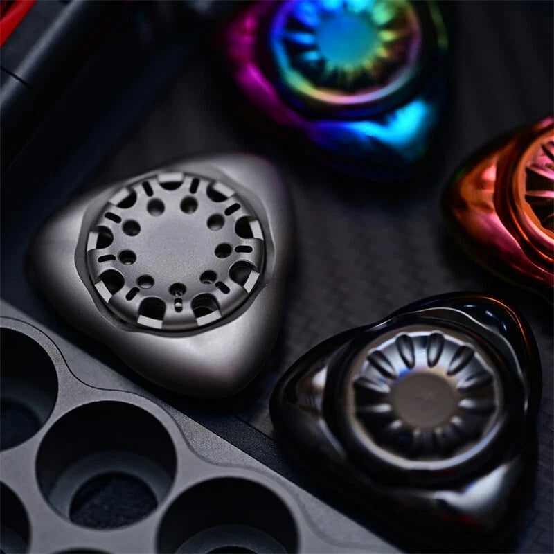 Cool Triangle EDC Hand Spinner Metal Fidget Spinner Stress Relief Relaxation Toy 07FC0E-D4 - KOEEK