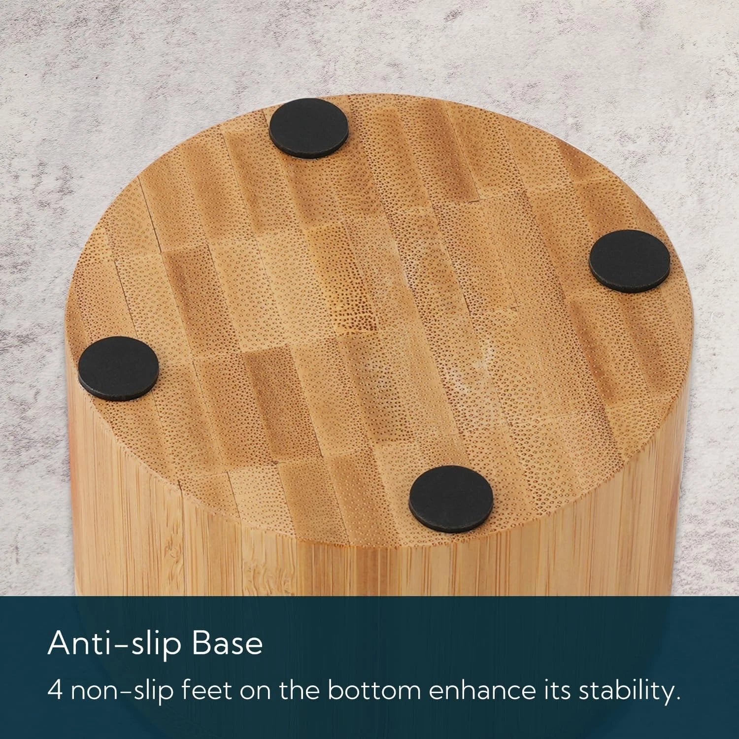 Bamboo Salt Cellar Bowl Box with Swivel Magnetic Lid to Avoid Dust 07FC0E-D4 - KOEEK