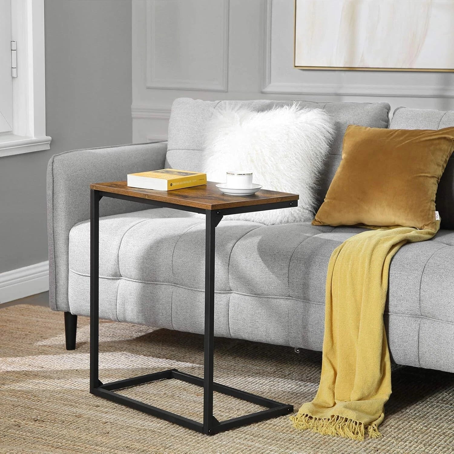 Shaped side table, small coffee table for sofa or couch for living room 07FC0E-D4 - KOEEK