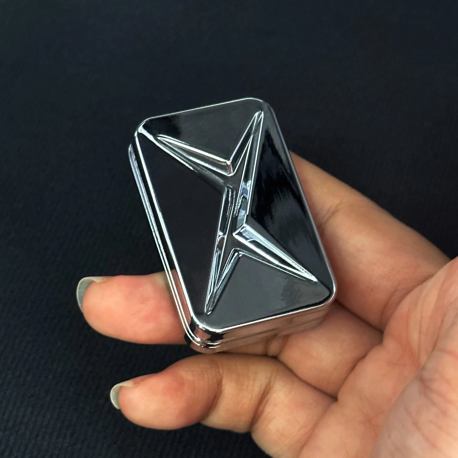 EDC Trackless Fidget Slider Metal Push Card Stress Relief ADHD Office Toys Gifts 07FC0E-D4 - KOEEK