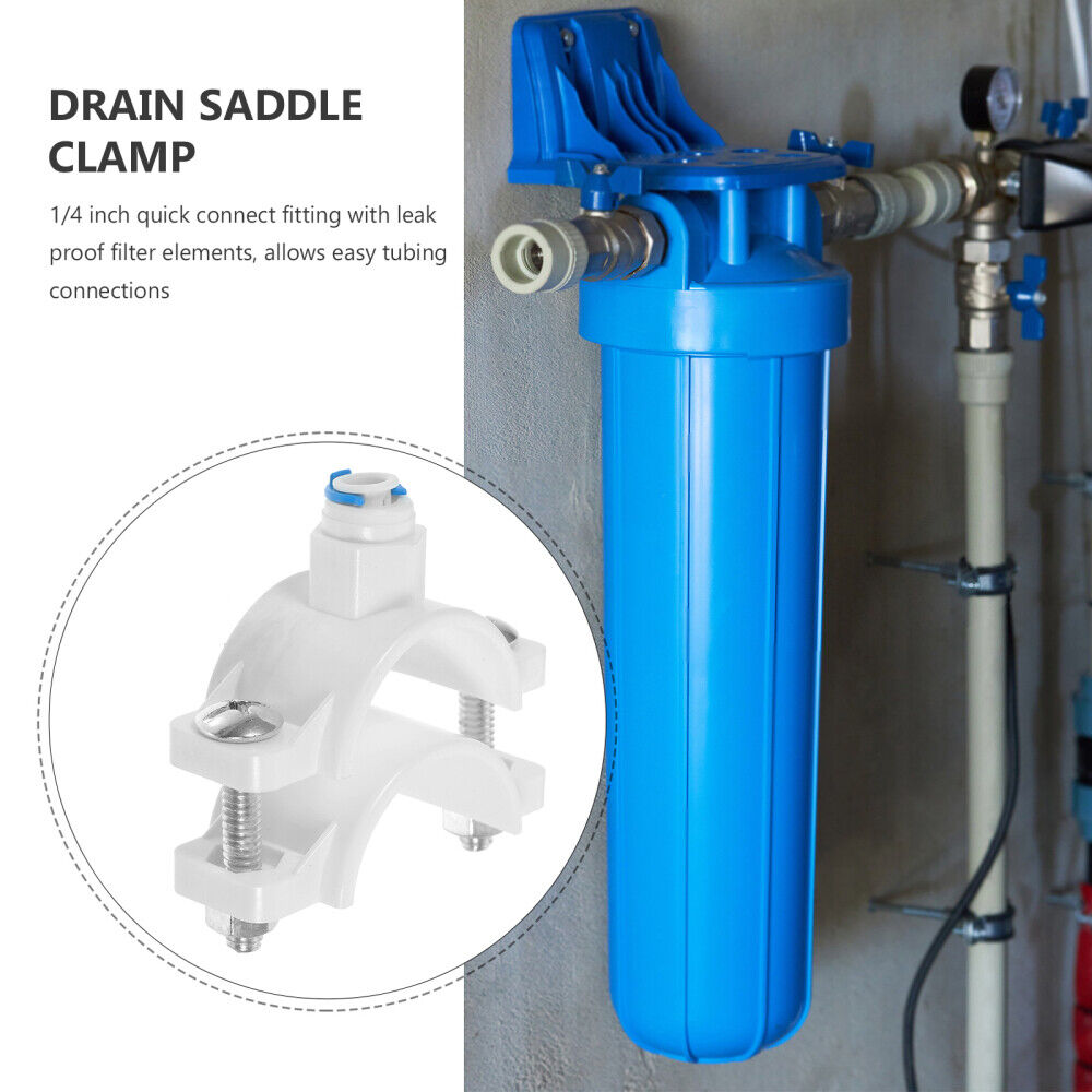 new  POM Drain Saddle Clamp Osmosis RO System Valve Sink Water Filter Filters koeek - KOEEK