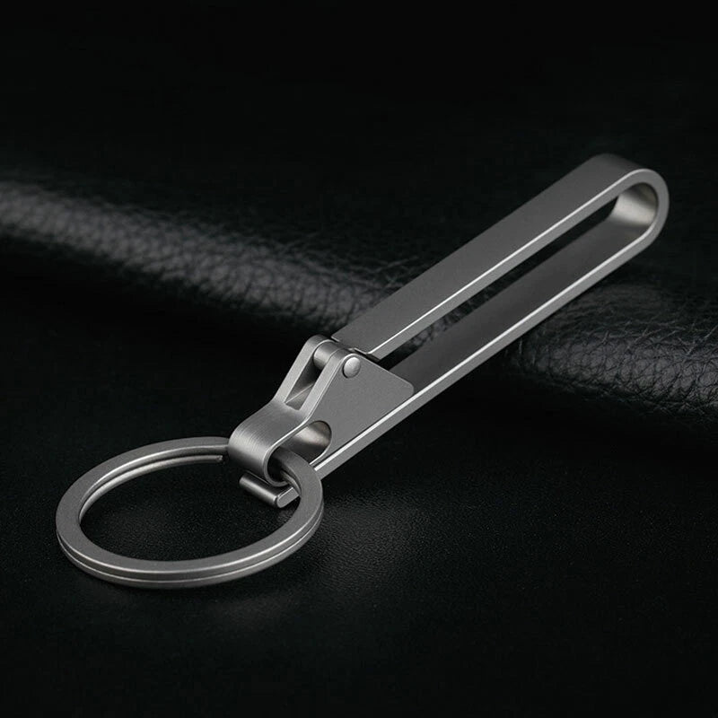 Titanium Alloy Key Buckle Belt Waist Hanging Keychain EDCTool with 25mm Key Ring EDC - KOEEK