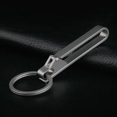 Titanium Alloy Key Buckle Belt Waist Hanging Keychain EDCTool with 25mm Key Ring EDC - KOEEK