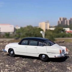 1:43 Tatra 603 White Vintage Car Model Soviet Era Diecast BodyPlasticChassis12CM 07FC0E-D4 - KOEEK