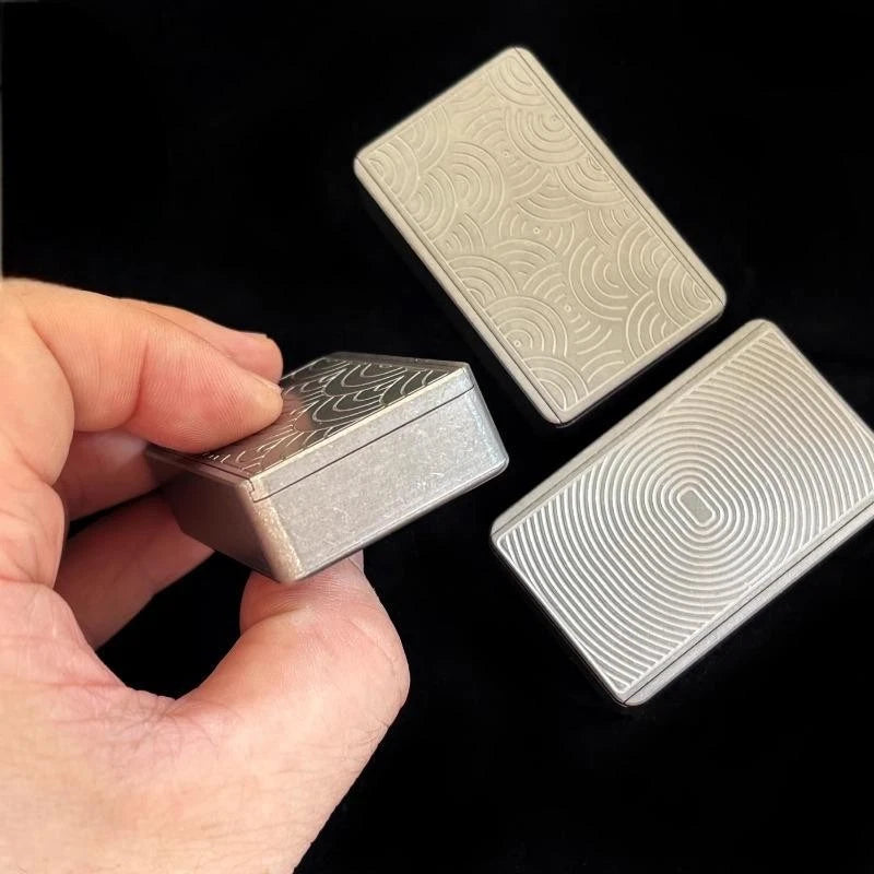 Pill Holder Case Container Organizer Storage Box Titanium Fidget Slider EDC Gift 07FC0E-D4 - KOEEK