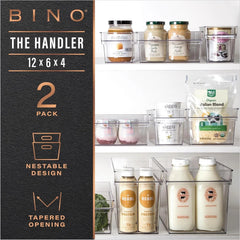 Plastic Storage Box, Medium - Shallow | THE HANDLER COLLECTION 07FC0E-D4 - KOEEK