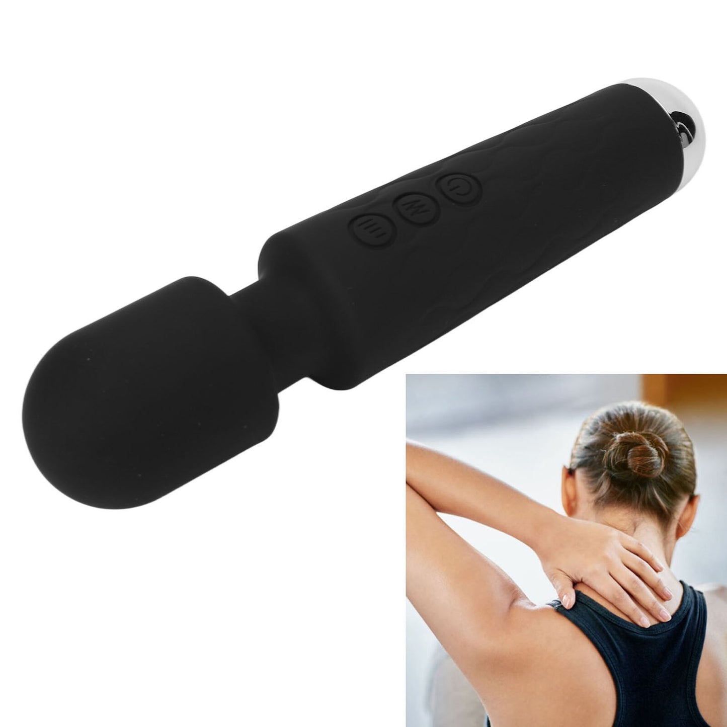 new Portable Deep Tissue Electric Handheld Massager Wand 8 Speeds For Back Pain koeek - KOEEK