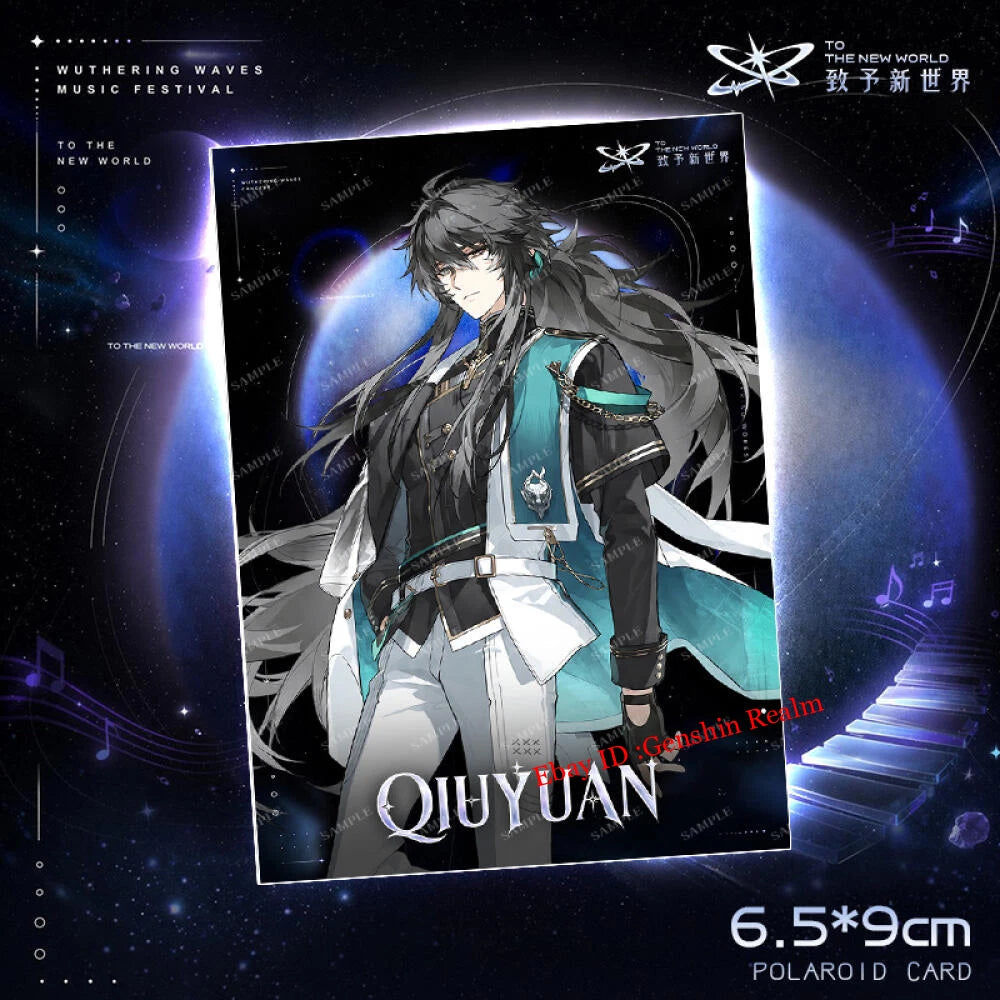 8Pcs/Set Anime Wuthering Waves Limited Edition Card Decor Collection Gift 07FC0E-D4 - KOEEK