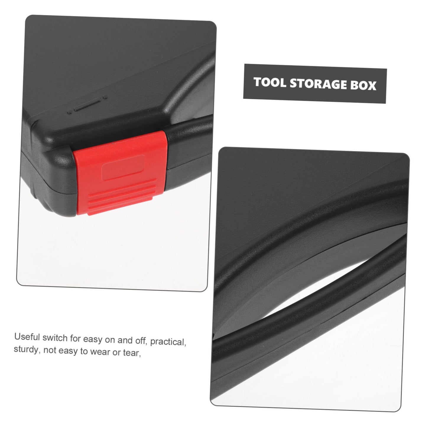 new  Plastic Tool Storage Box Travel Toolboxes Drill Case Mini Container