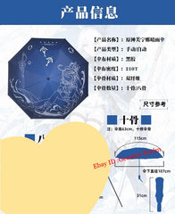 Anime  Furina Automatic Folding Umbrella Sun & Rain Umbrella 07FC0E-D4 - KOEEK