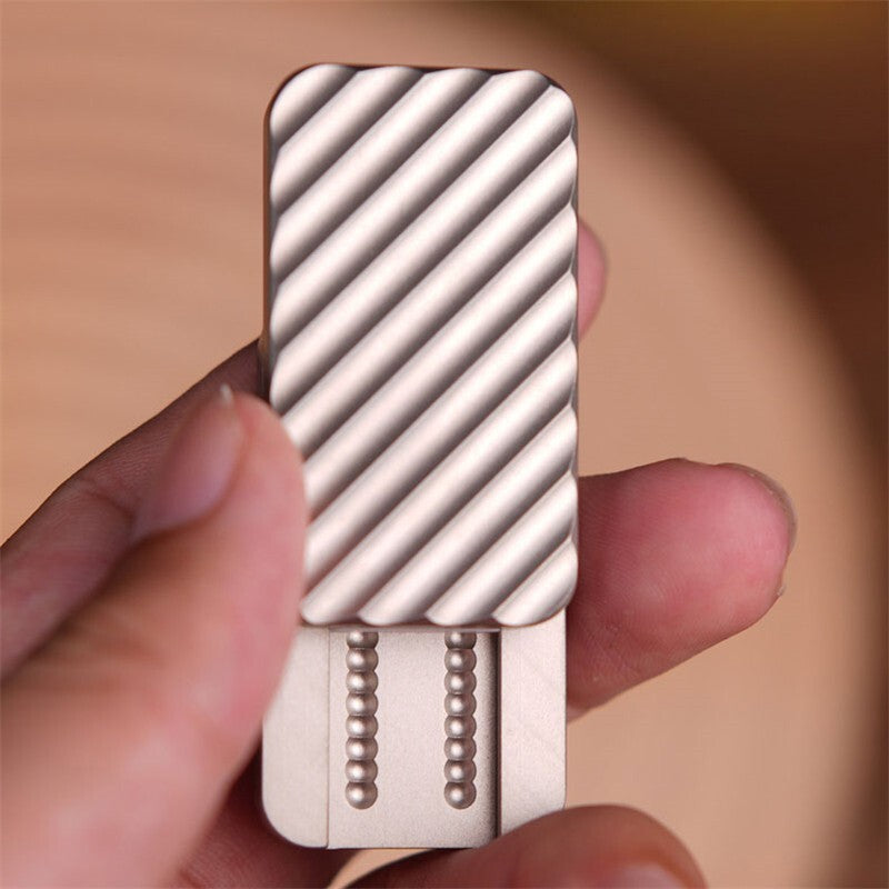 Mechanical Haptic Slider Stainless Steel Fidget Toys PEI Fidget Slider EDC Gifts 07FC0E-D4 - KOEEK