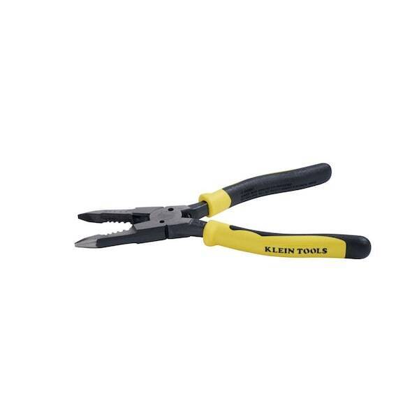 new Klein Tools J206-8C Pliers, All-Purpose Needle Nose, Spring Loaded, Cuts, koeek - KOEEK