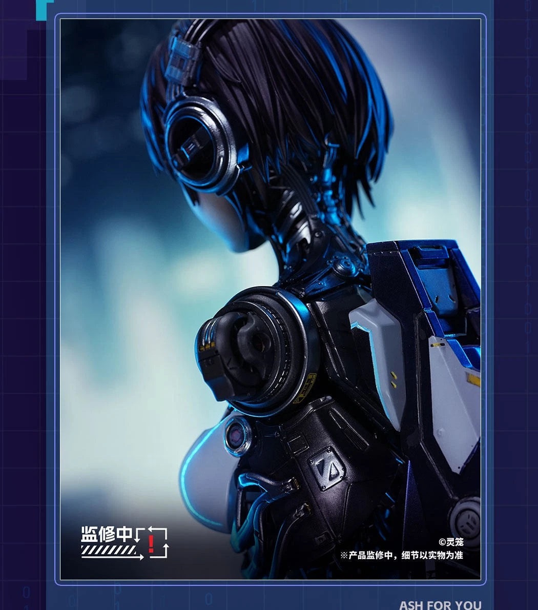 Ling Cage ASH 1/4 Bust Statue PPDF Studio Cyborg Girl Robot Collectible Figure LING_CAGE - KOEEK