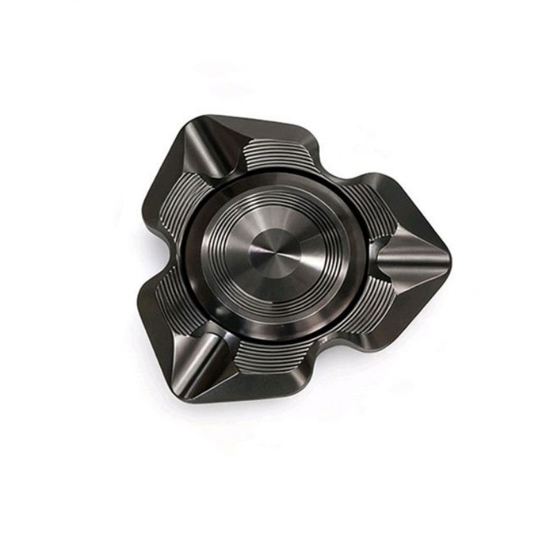 EDC Minimalist Fidget Spinner Stainless Steel Metal Fingertip Rotating Toy Gift 07FC0E-D4 - KOEEK