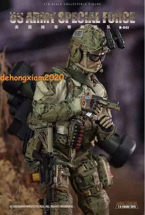 1/6 Mini Times Scale US Army Special Forces 12" Action Figure & Accessories M042 07FC0E-D4 - KOEEK