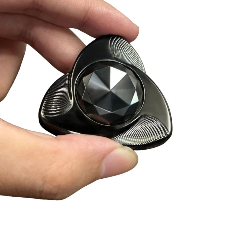 EDC Stylish Stainless Steel Hand Spinner Fidget Spinner Stress Relief Fidget Toy 07FC0E-D4 - KOEEK