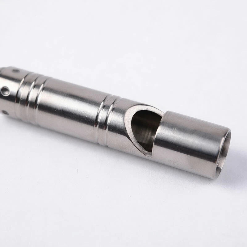 EDC TC4 Titanium Keychain Outdoor Safety Whistle Camping Travel Survival Tool EDC - KOEEK