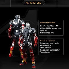 ZD Toys Marvel Iron Man Mark 22 MK22 1/10 Scale 7" Action Figure Model Collector MARVEL - KOEEK