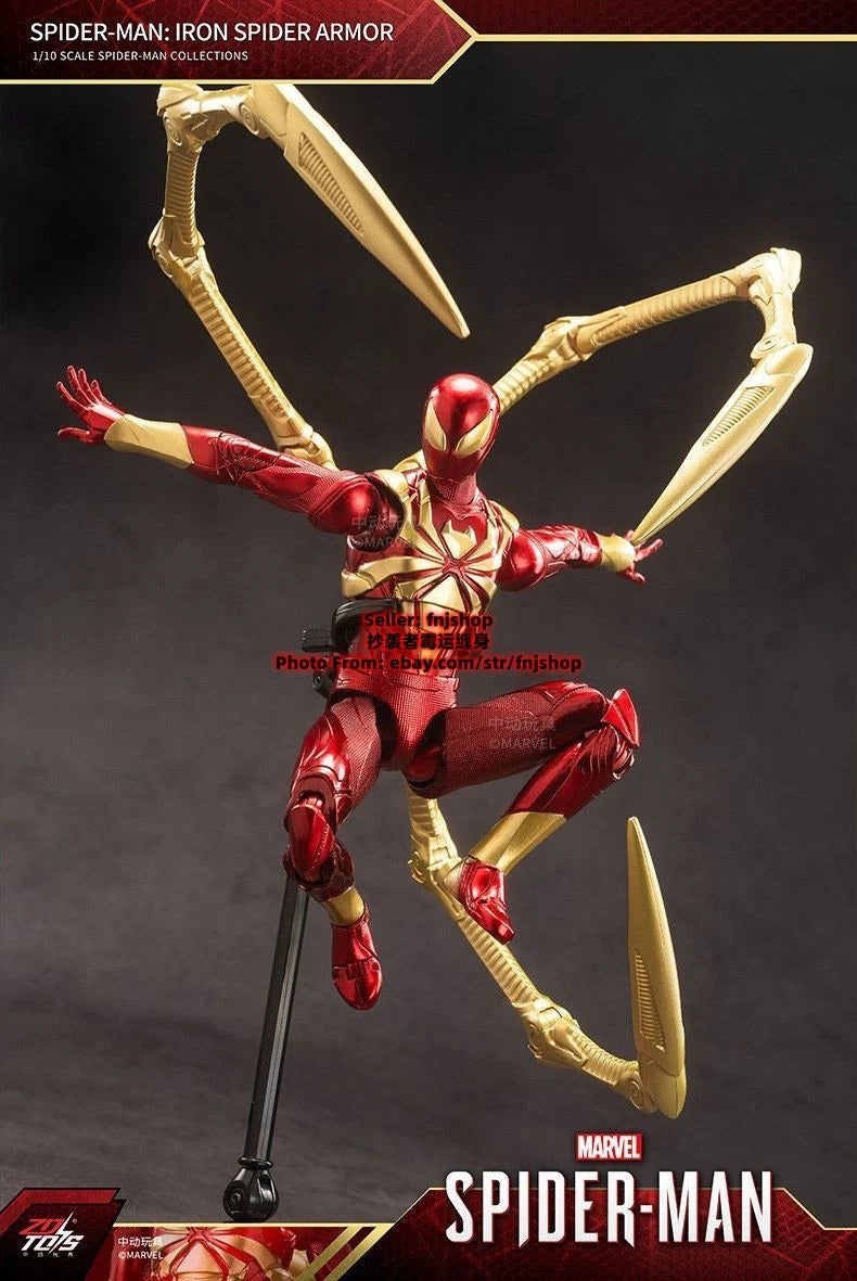ZD Toys Spider-Man Iron Spider Armor 1/10 Collectible Action Figure IN STOCK ZD_TOY - KOEEK