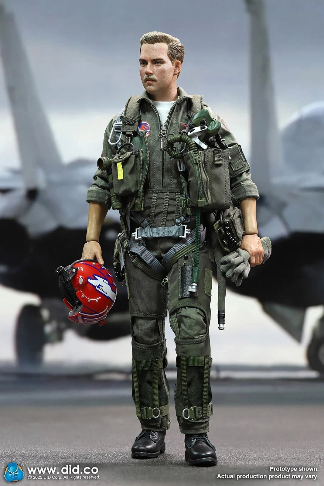 DID MA80182 US 1/6 Navy Fighter F-14 Pilot Tom & Nick Action Figure Model Toys DID - KOEEK
