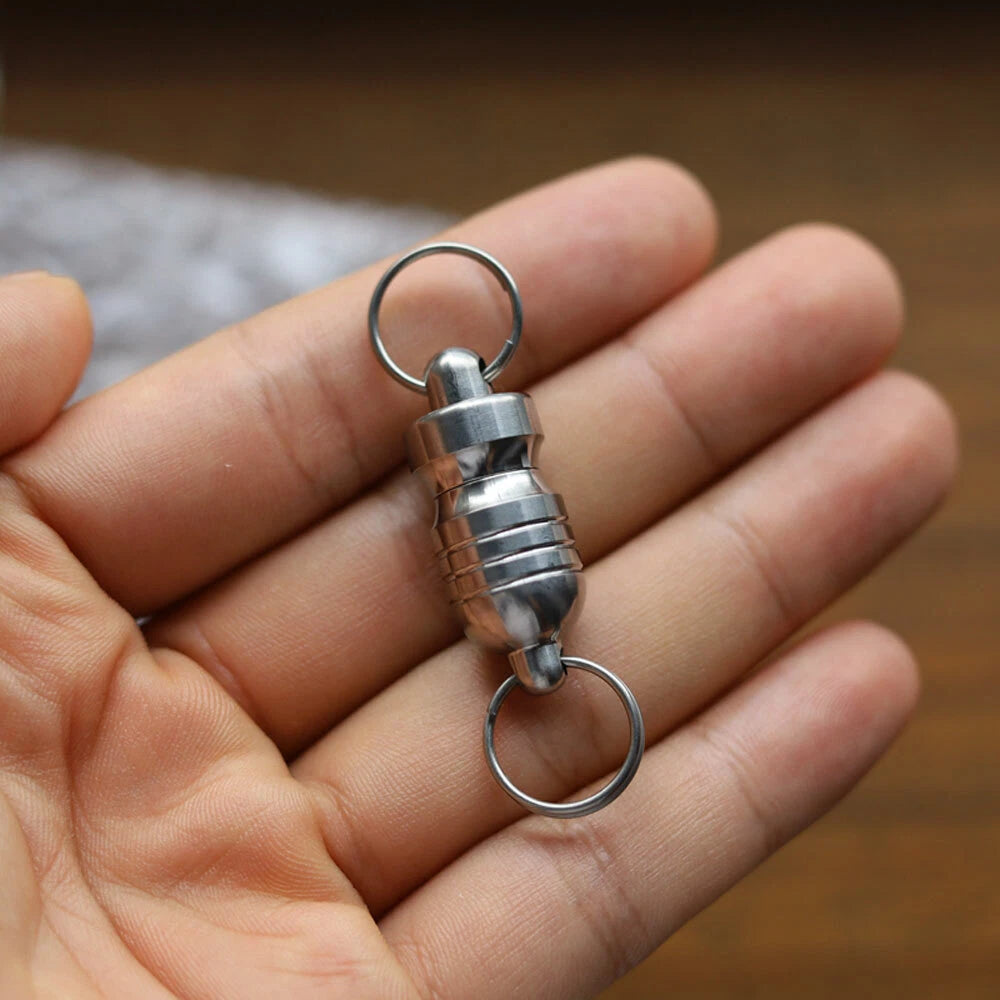 EDC Titanium Quick Buckle Quick Detach Carabiner Keychain Tools Pendant Magnet EDC - KOEEK