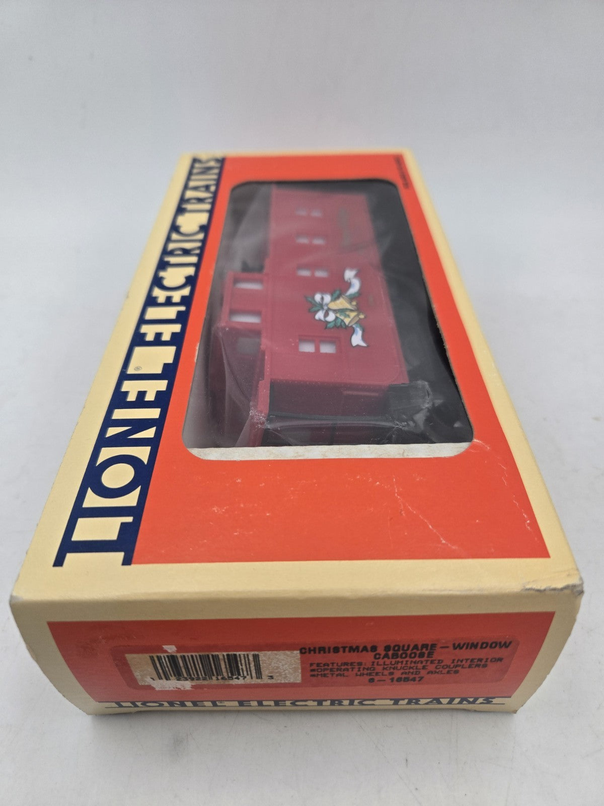 Lionel 6-16547 Christmas LIGHTED Square Window Caboose -  - TESTED! O Gauge LIONEL - KOEEK
