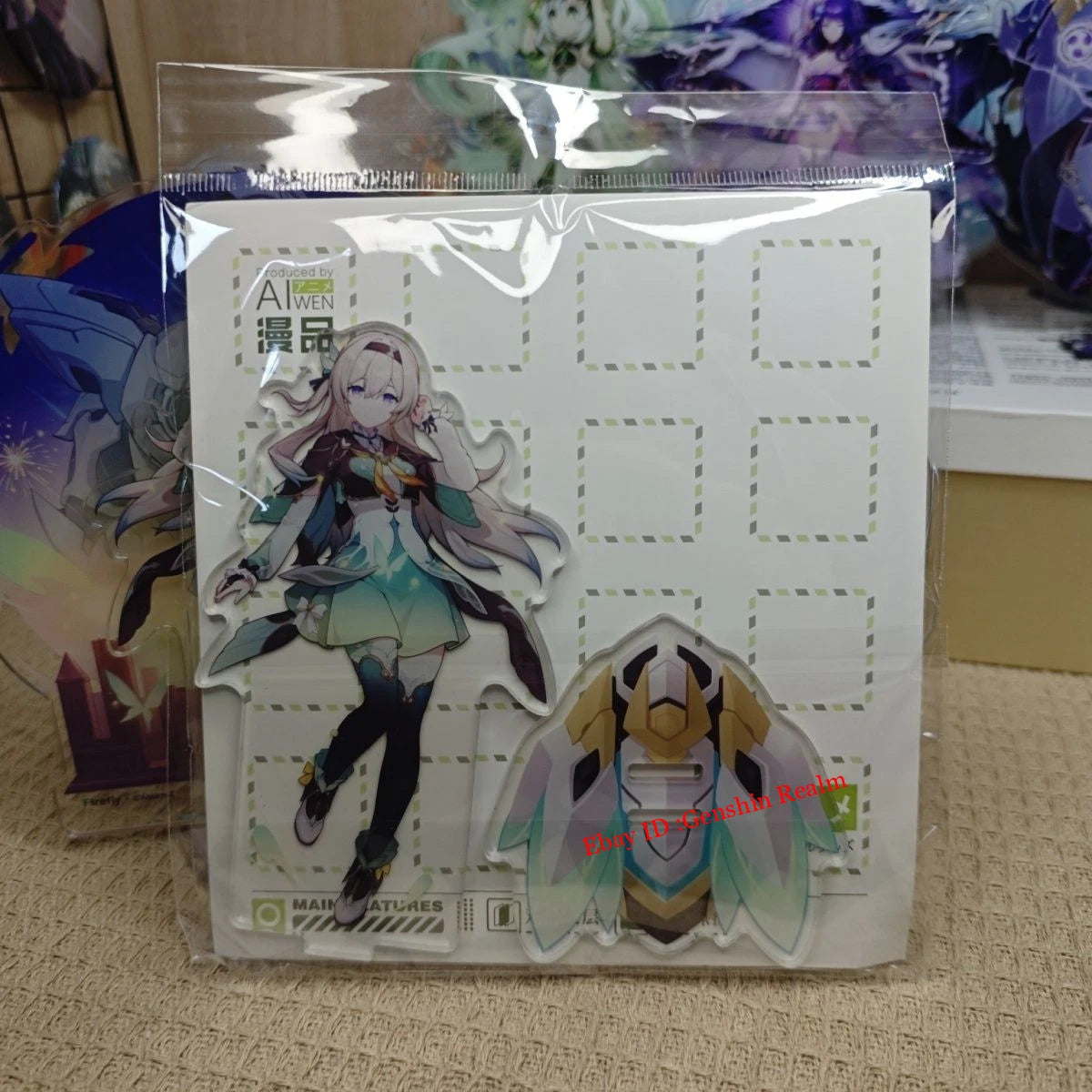 Anime Honkai: Star Rail Firefly Deluxe Acrylic Desktop Stand Figure Collection 07FC0E-D4 - KOEEK
