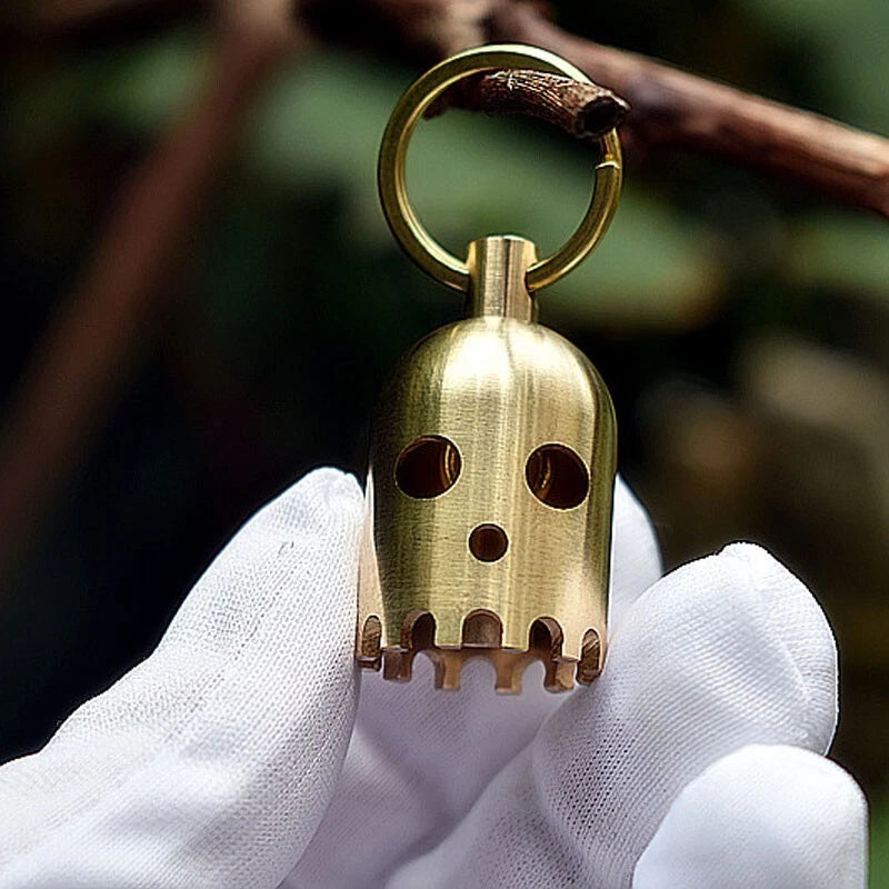 Brass Pendant Ghost Style Umbrella Rope Lanyard Knife Bead DIYAccessories EDC 07FC0E-D4 - KOEEK