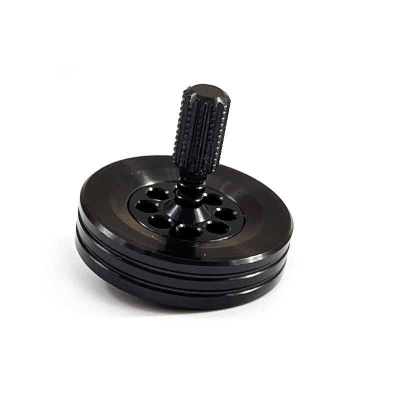 Hand Twist Stainless Steel Spinning Top Spinner EDC Toy Stress Relief Fidget Toy 07FC0E-D4 - KOEEK