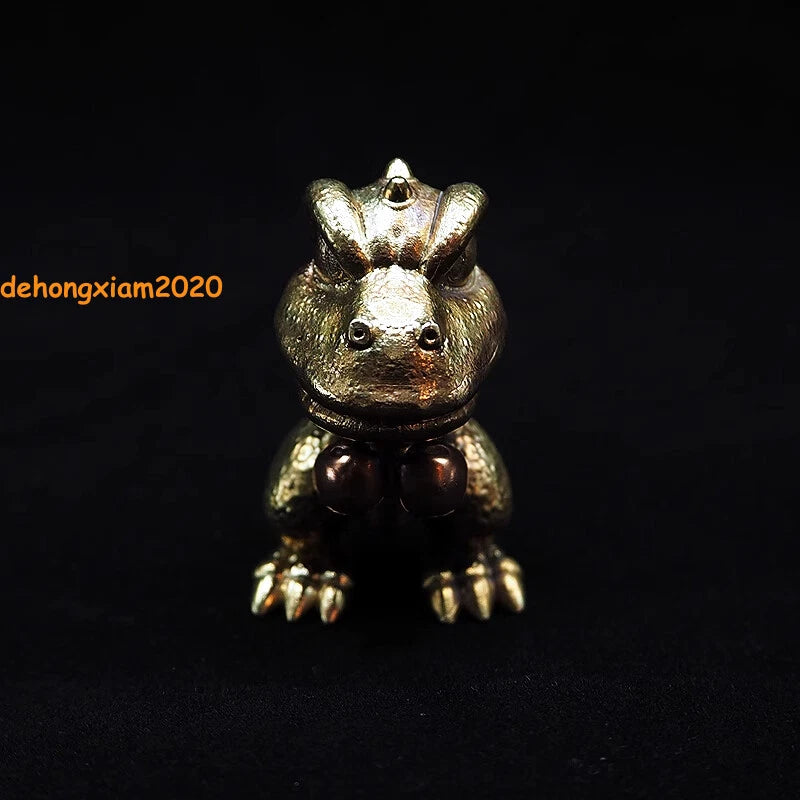 Anime Little Dinosaur Gon Brass Figure Mini Handmade Ornaments Toy Gift 07FC0E-D4 - KOEEK