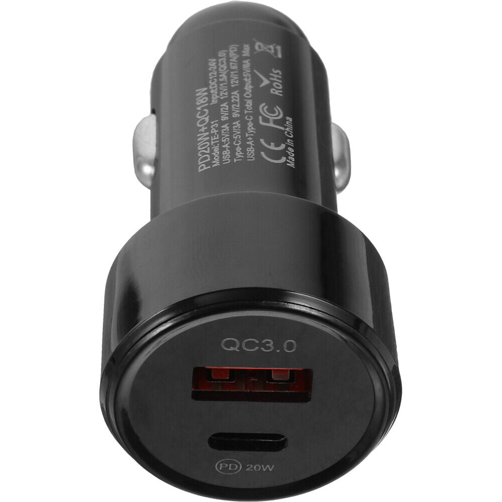 new 12 V-24V Usb Car Charger Car Transmitter Car Charger Adapter koeek - KOEEK