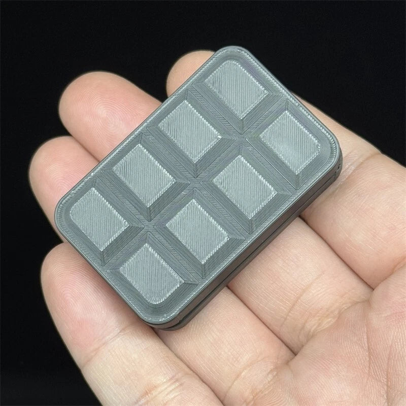 Novelty 3D Chocolate Block Fidget Toys EDC Plastic Push Fidget Slider Fun Toy 07FC0E-D4 - KOEEK