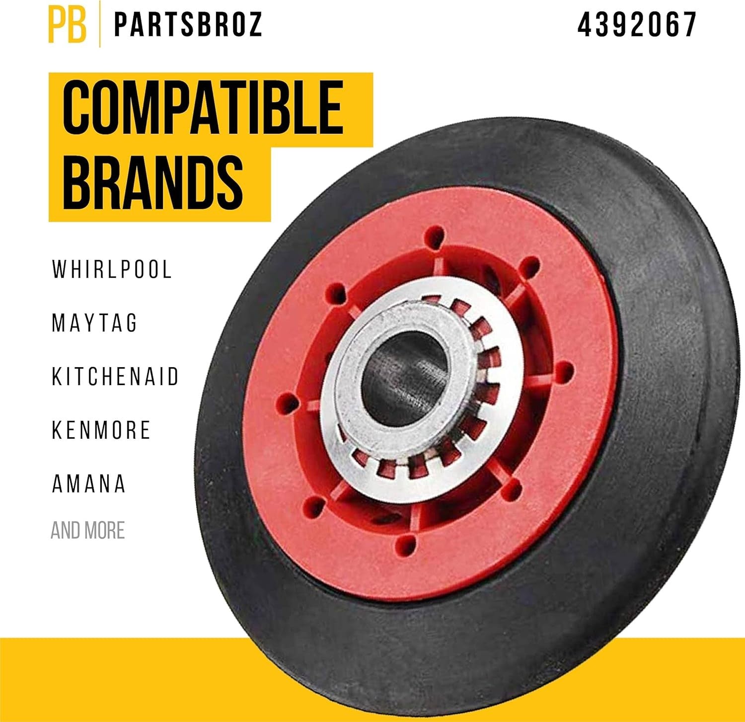 new PartsBroz 4392067 Dryer Repair Kit for Whirlpool As shown in the picture PARTSBROZ - KOEEK